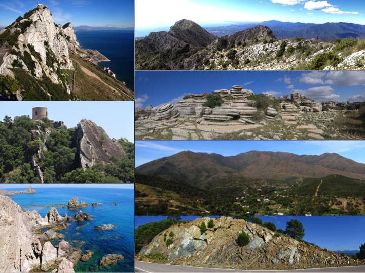 Geological features of southern spain